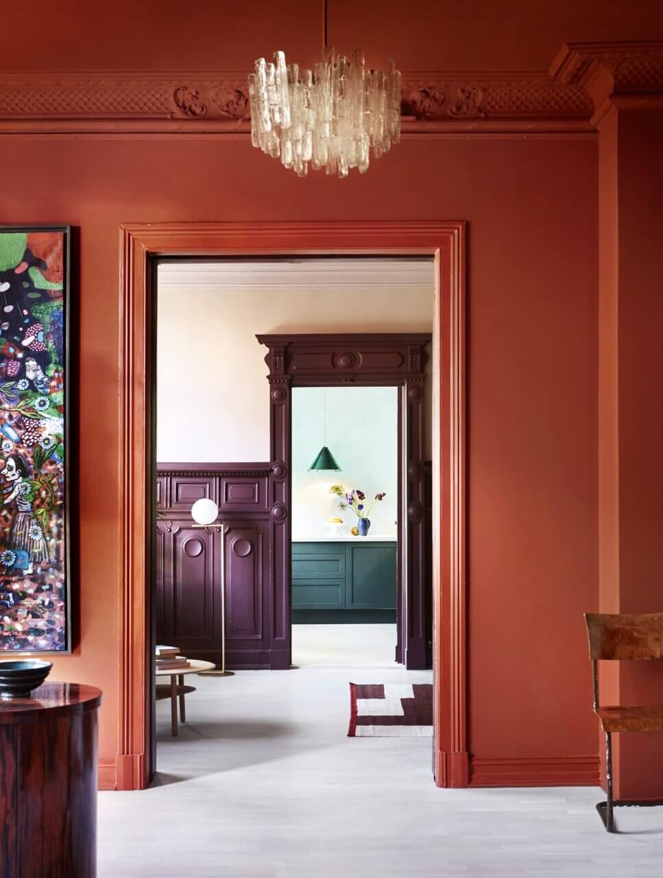 A Historic Apartment with Rich & Vibrant Color Combinations 3 historic-apartment-rich-vibrant-color-combinations-nordroom