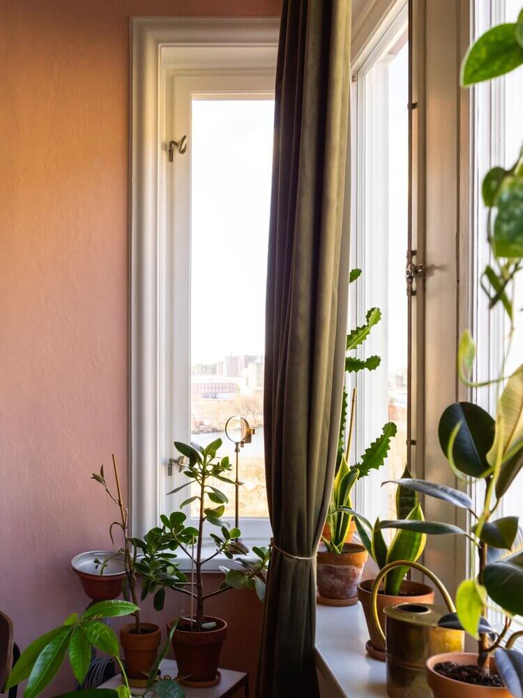 A Pink Studio Apartment Styled Two Ways 7 APinkStudioApartmentWithGreyKitchen TheNordroom 4 A Pink Studio Apartment Styled Two Ways