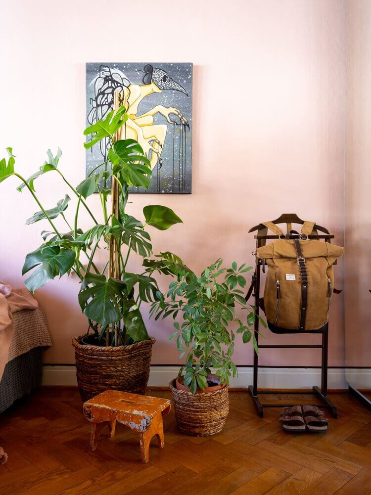 A Pink Studio Apartment Styled Two Ways 11 APinkStudioApartmentWithGreyKitchen TheNordroom 7 A Pink Studio Apartment Styled Two Ways