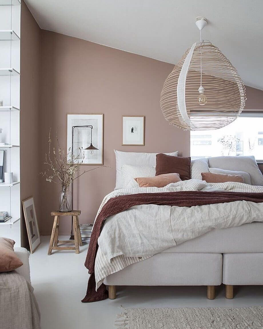 How To Style A Pink Bedroom (For Adults) 24 bedroom-pink-walls-nordroom