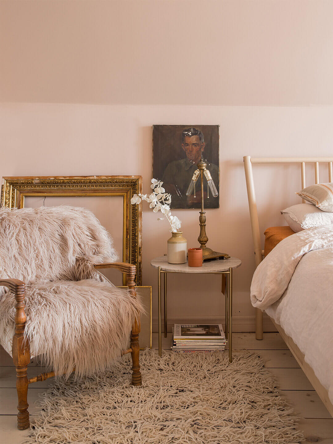 How To Style A Pink Bedroom (For Adults) 36 bedroom-soft-pink-wall-nordroom