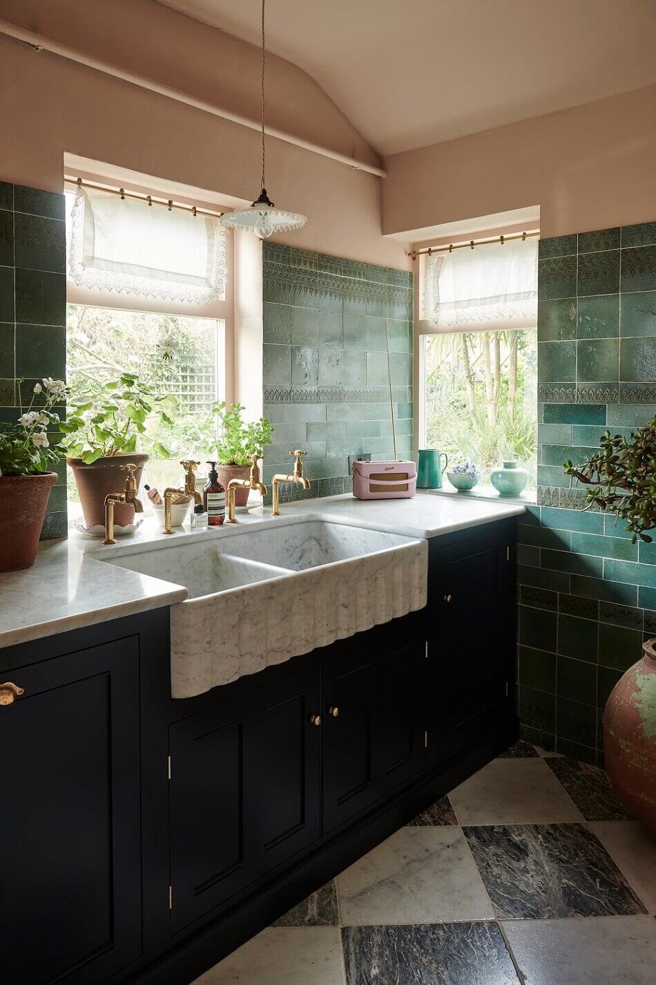 Glidden & PPG Color of the Year 2023: Vining Ivy 19 classic-devol-kitchen-mediterranean-colors-nordroom