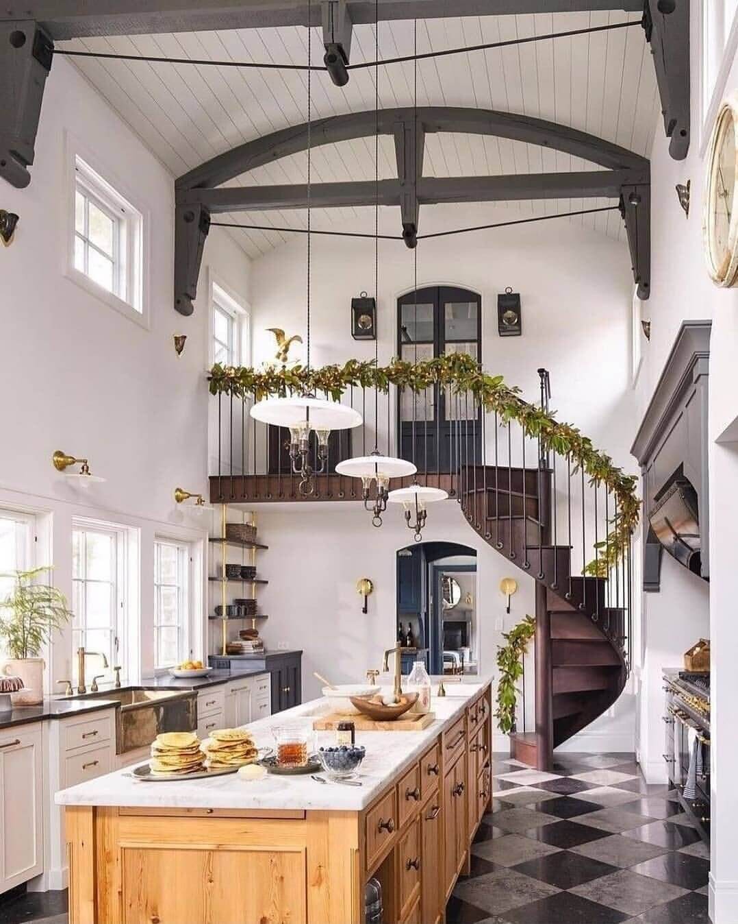 57 Stylish Two-Tone Kitchen Cabinet Ideas 5 farmhouse-loft-kitchen-nordroom