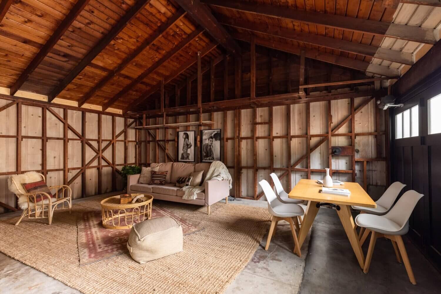 A Pink Living Room in a Mid-Century Home in Los Angeles 26 garage mid century home los angeles nordroom A Pink Living Room in a Mid-Century Home in Los Angeles