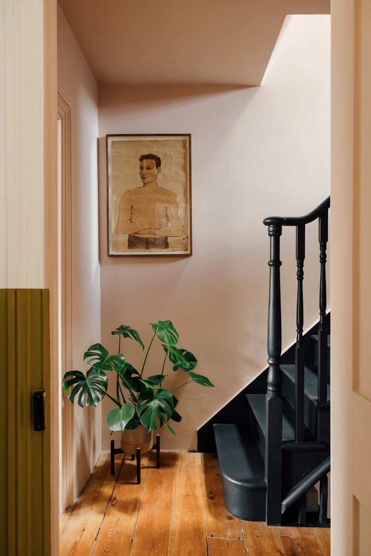 A Colorful Family Home in London 8 staircase victorian home london nordroom 1 A Colorful Family Home in London