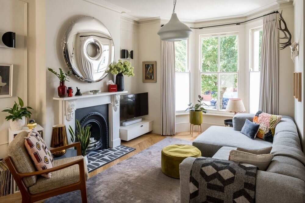 A London Townhouse with Vibrant Color Touches 1 london-townhouse-vibrant-color-touches-nordroom