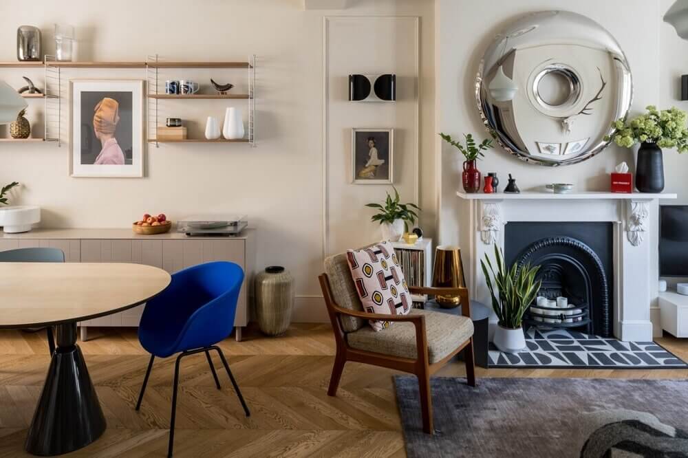 A London Townhouse with Vibrant Color Touches 2 london-townhouse-vibrant-color-touches-nordroom