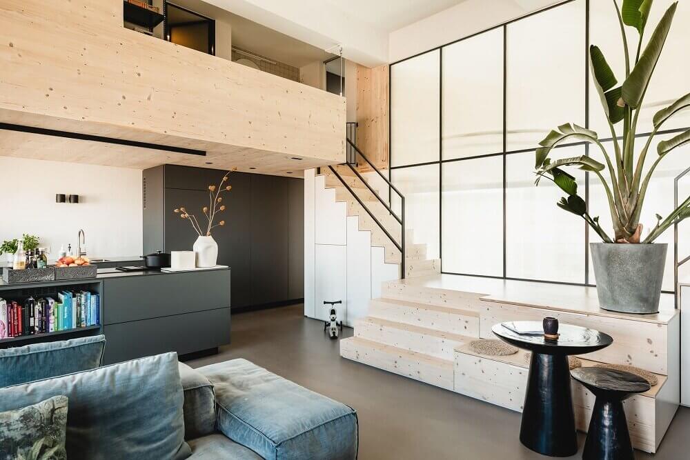 A Modern Loft in a Converted School Building 10 modern-loft-converted-school-building-amsterdam-nordroom