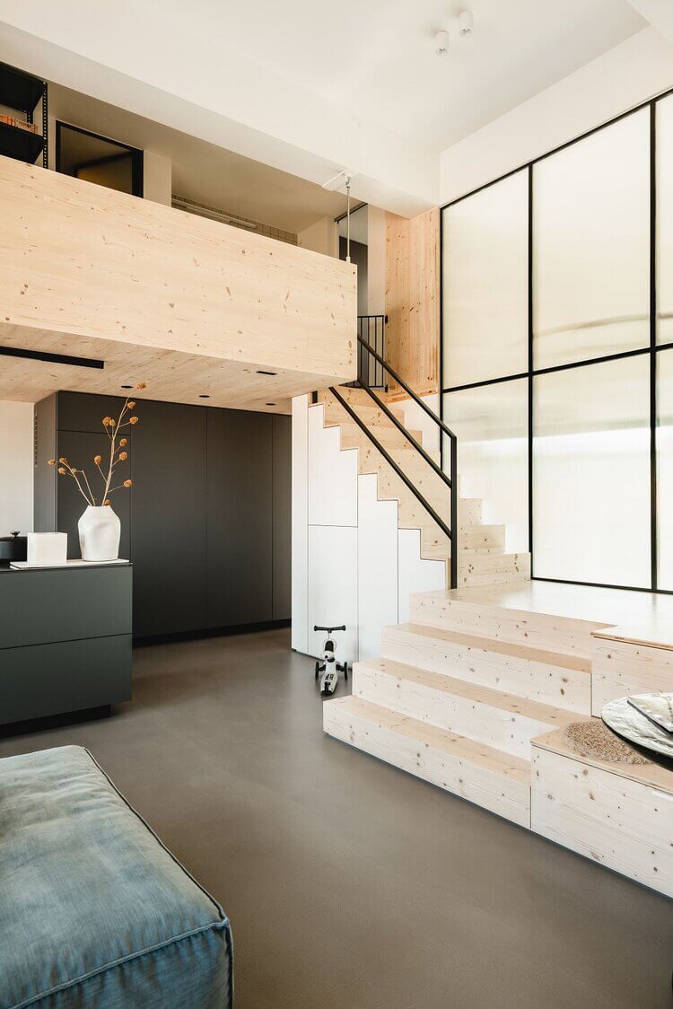 A Modern Loft in a Converted School Building 6 modern-loft-converted-school-building-amsterdam-nordroom