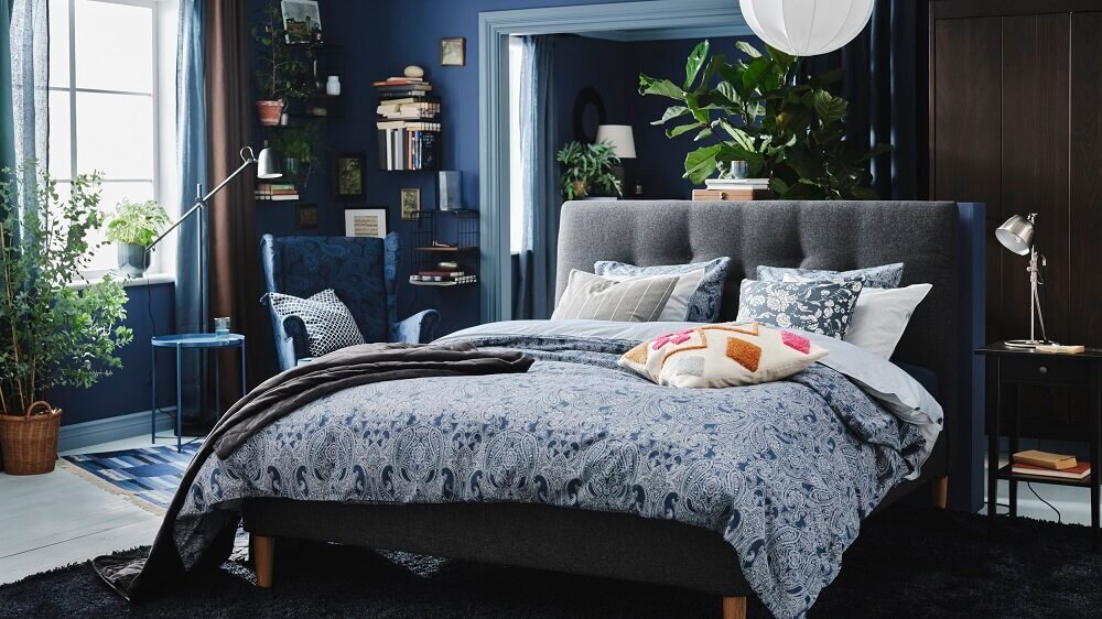 Embrace Autumn With IKEA's New July Collection 11 blue bedroom ikea idanas nordroom Embrace Autumn With IKEA's New July Collection