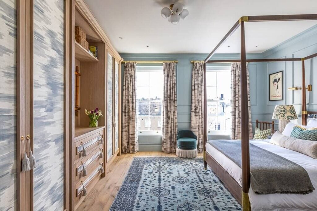 Best of 2021: Bedrooms 15 british-californian-style-notting-hill-townhouse-nordroom