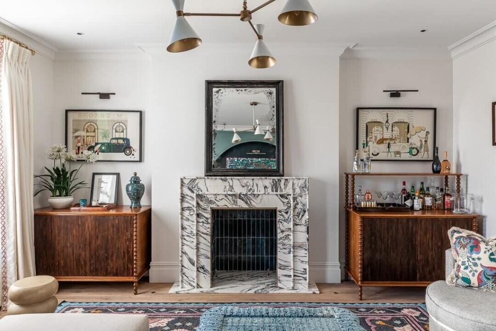 A Blend Of British and Californian Style In A London Townhouse 5 british-californian-style-notting-hill-townhouse-nordroom