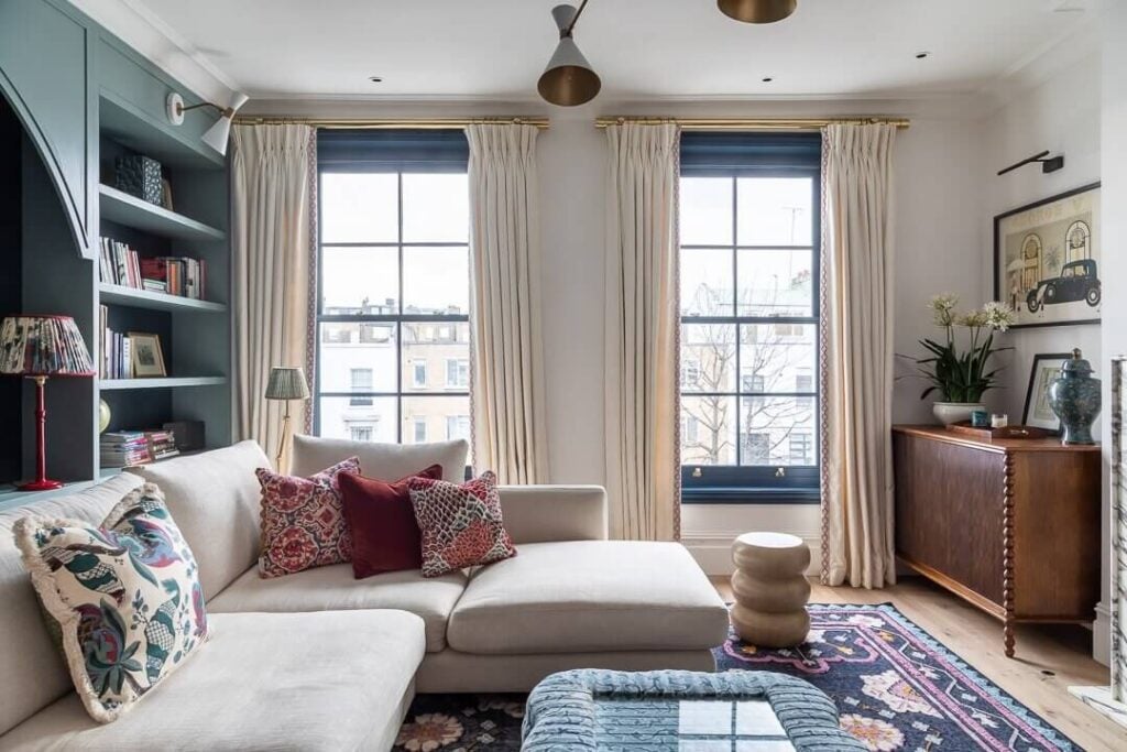 A Blend Of British and Californian Style In A London Townhouse 1 british-californian-style-notting-hill-townhouse-nordroom