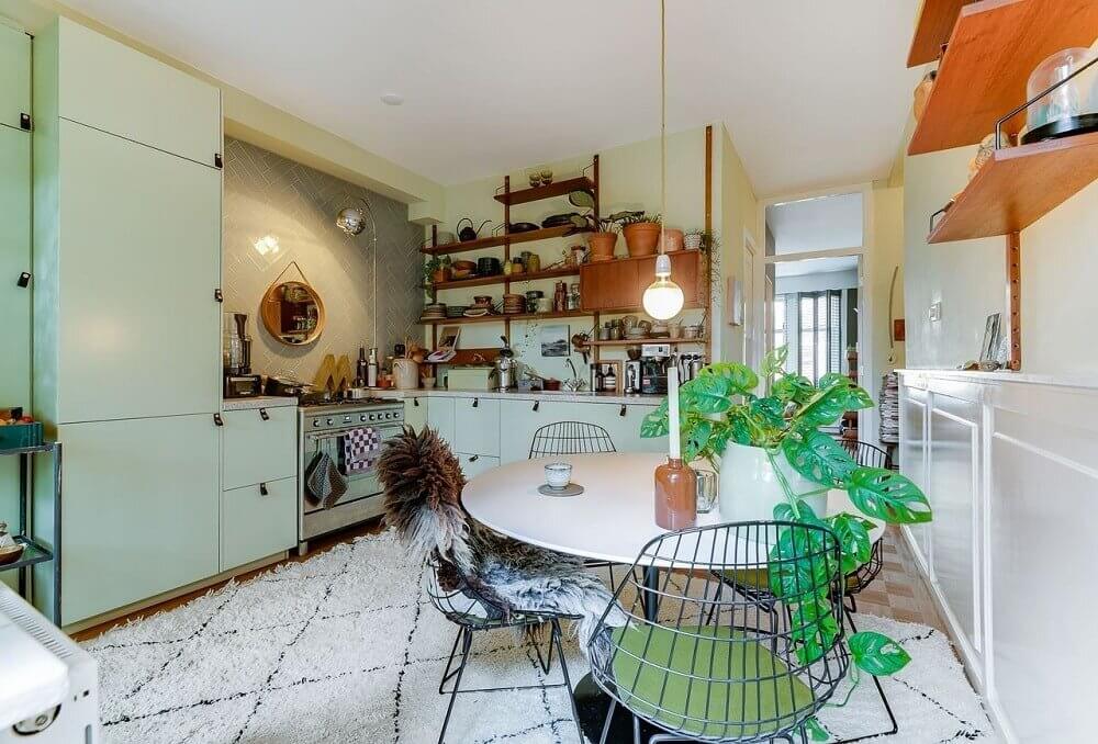 Green Kitchen Design Ideas That You'll Love 28 mint-green-kitchen-cabinets-nordroom