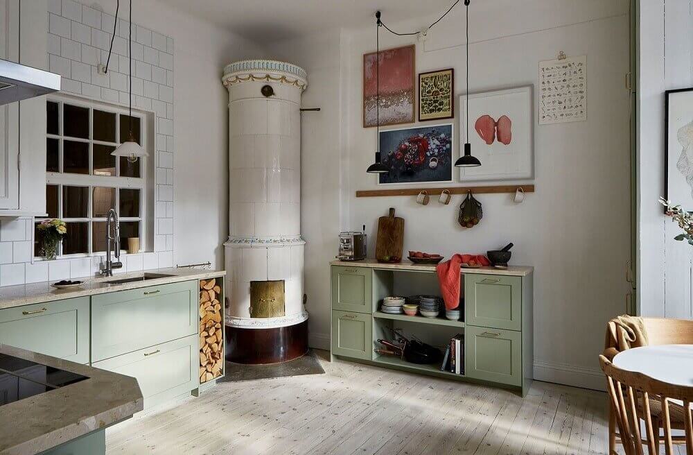 Green Kitchen Design Ideas That You'll Love 24 mint-green-kitchen-cabinets-nordroom