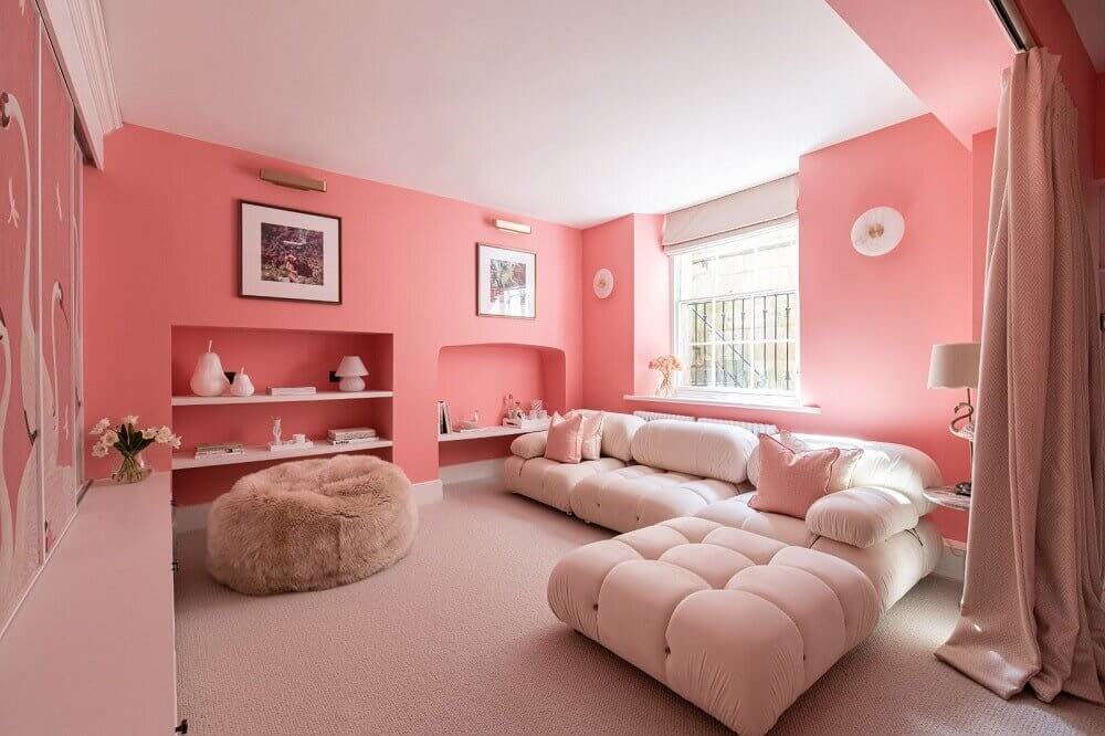 Barbiecore Interiors: The New Colorful & Fun Design Trend 17 serene-townhouse-bath-garden-gainsborough-nordroom (1)