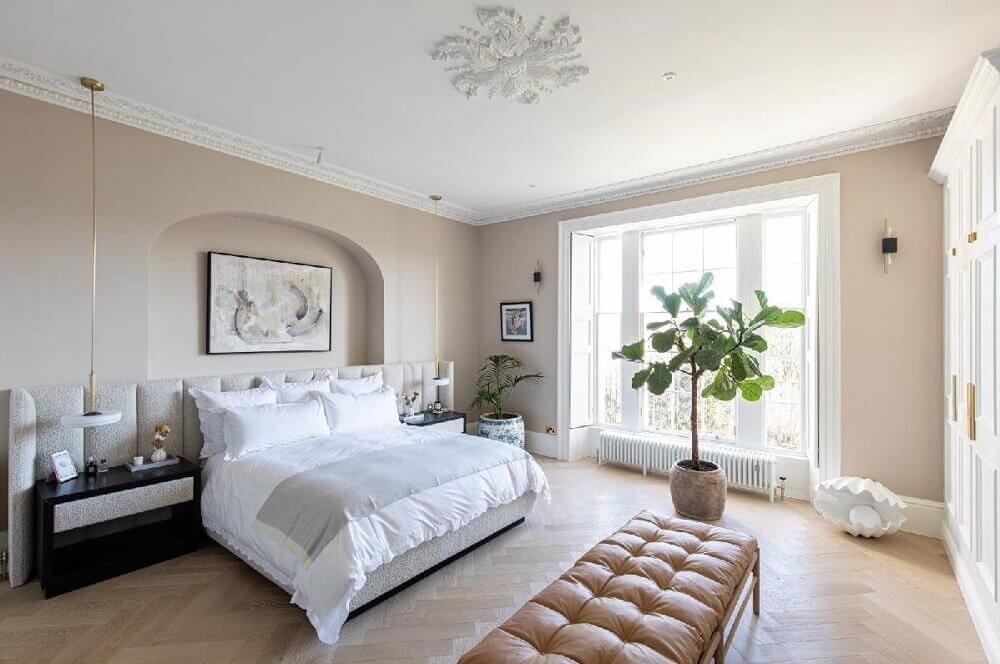 A Peaceful Townhouse in Bath With A Pink Surprise 8 serene-townhouse-bath-master-bedroom-gainsborough-nordroom