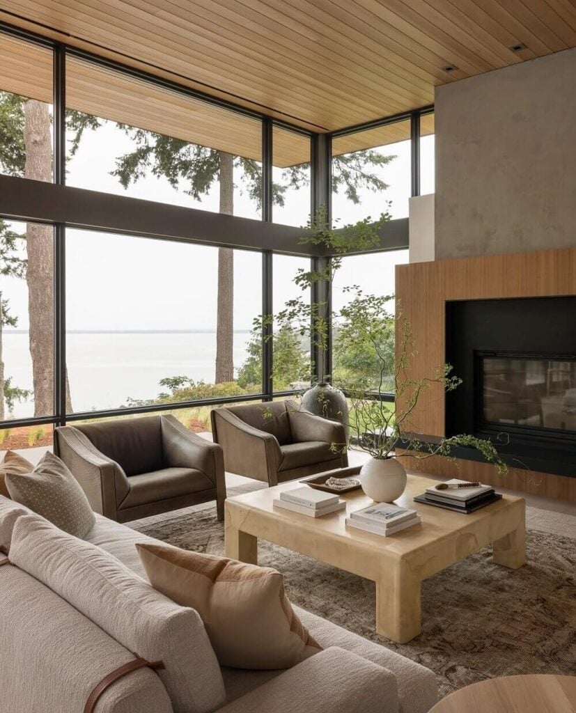 A Neutral Colored Villa With A View on Bellingham Bay 3 soft-colored-villa-bellingham-bay-nordroom