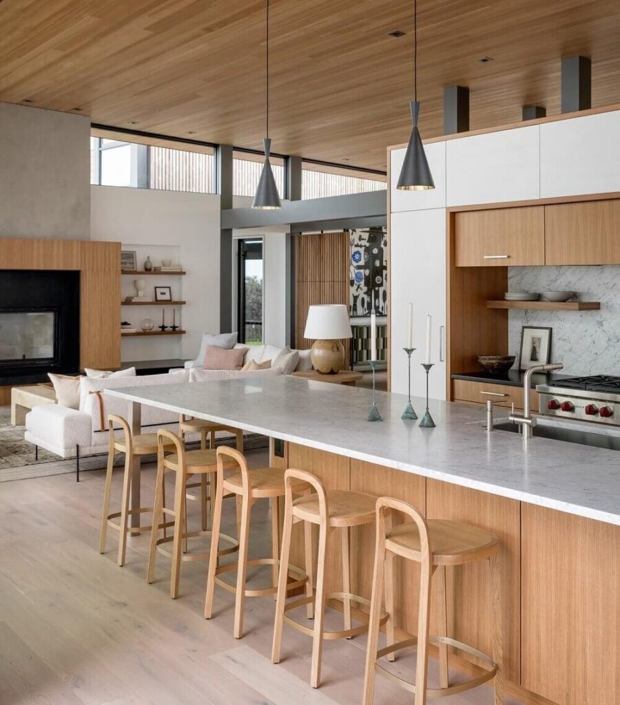 A Neutral Colored Villa With A View on Bellingham Bay 5 soft-colored-villa-bellingham-bay-nordroom