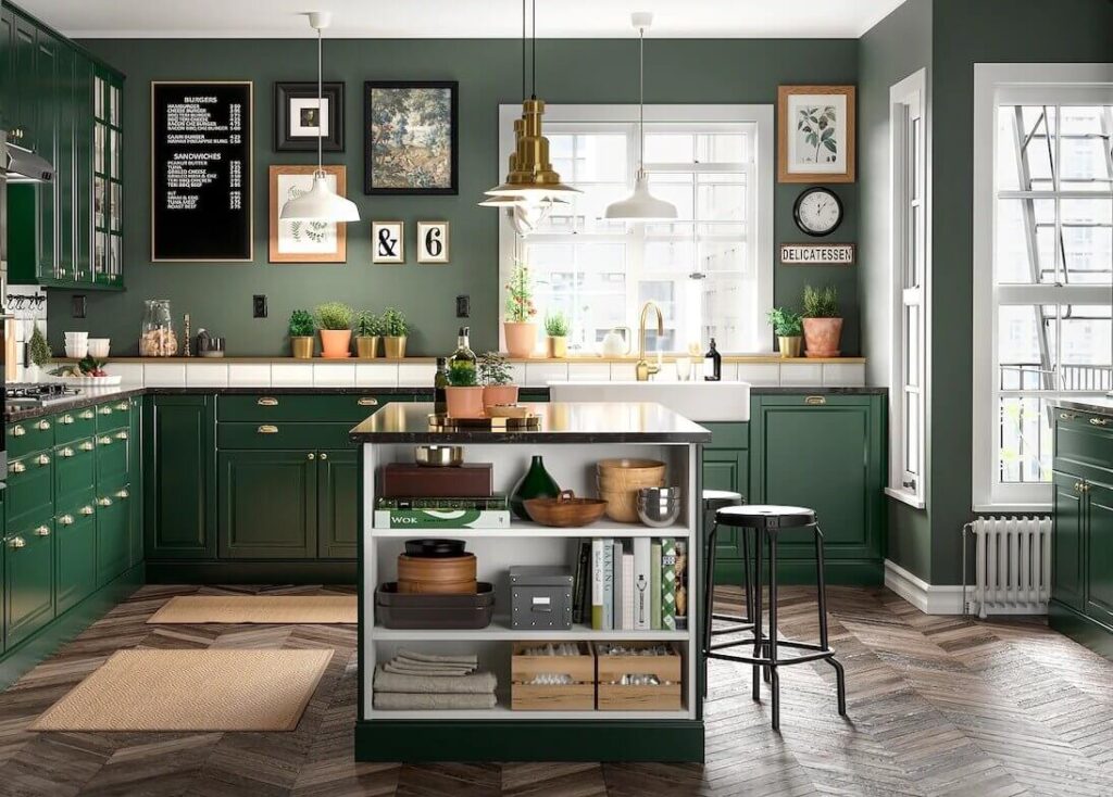 IKEA Catalog 2022 11 green-ikea-kitchen-island-ikea-catalog-2022-nordroom