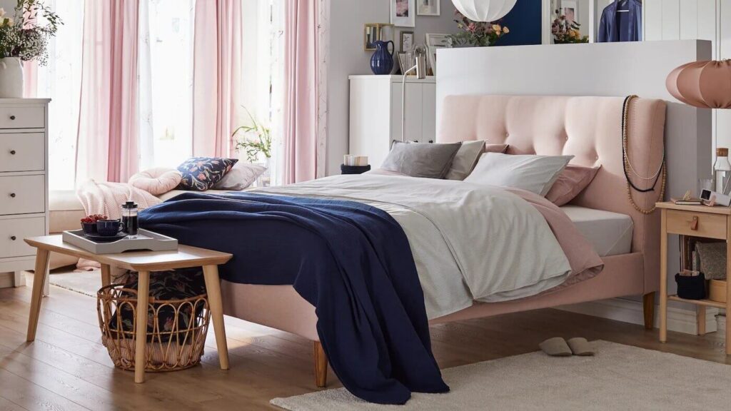 IKEA Catalog 2022 6 ikea-bedroom-pink-bed-ikea-catalog-2022-nordroom