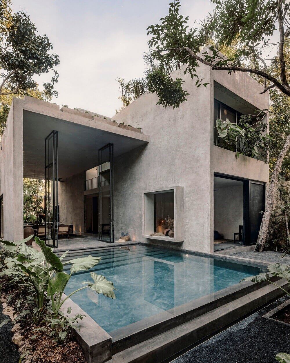 A Modern Architectural Villa in Tulum