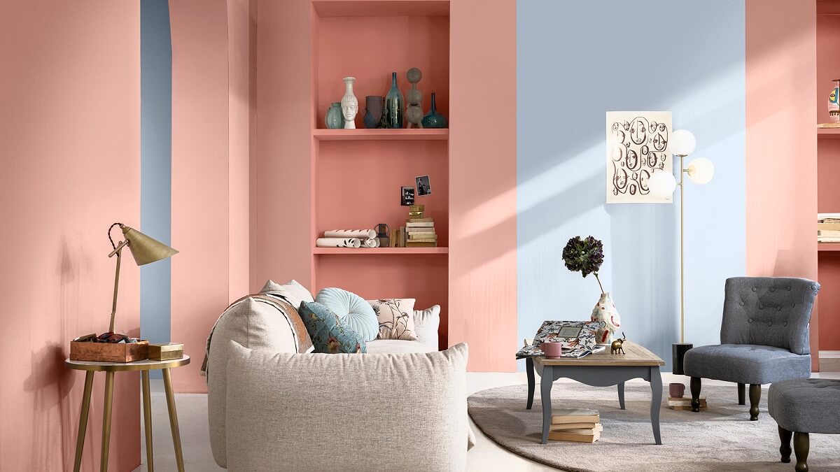 Home Decor Color Trends 2022: Natural Hues with Bright Pops 19 Dulux-Colour-of-the-Year-2022-The-Studio-Colours-LivingRoom-Inspiration-Nordroom