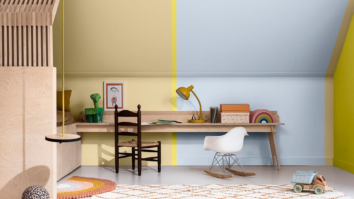 Home Decor Color Trends 2022: Natural Hues with Bright Pops 25 Dulux-Colour-of-the-Year-2022-The-Workshop-Colours-HomeOffice-Nordroom