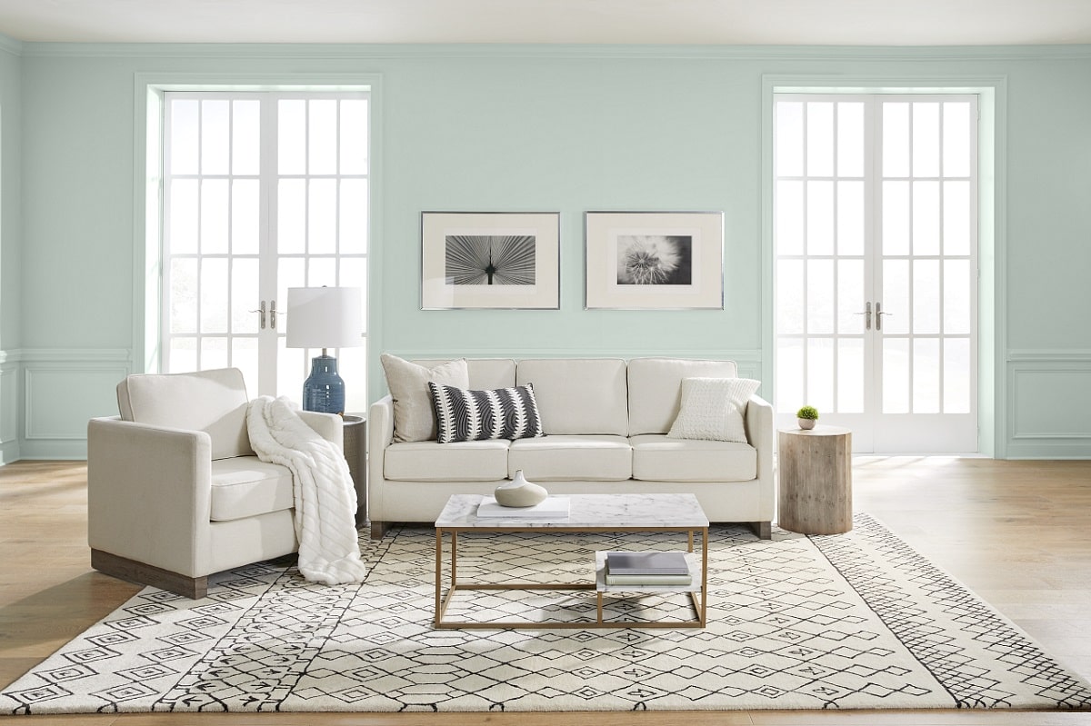 Home Decor Color Trends 2022: Natural Hues with Bright Pops 62 behr-color-of-the-year-2022-breezeway-nordroom