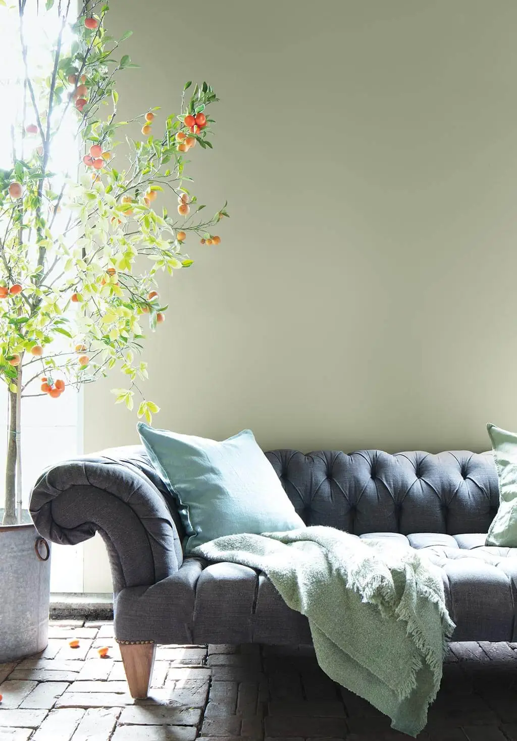 Home Decor Color Trends 2022: Natural Hues with Bright Pops 7 benjamin-moore-october-mist-color-of-the-year-2022-nordroom