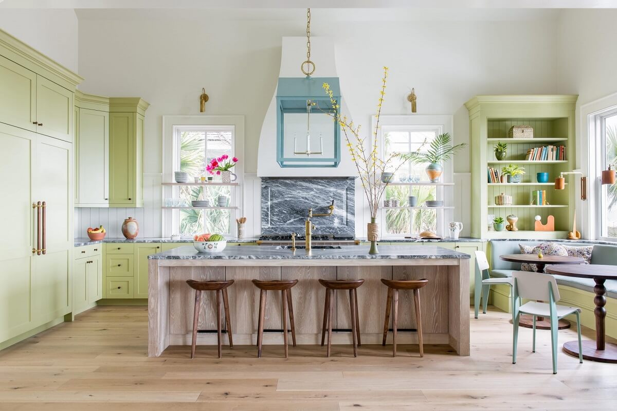 Home Decor Color Trends 2022: Natural Hues with Bright Pops 80 color-trends-guacamole-color-of-the-year-2022-nordroom
