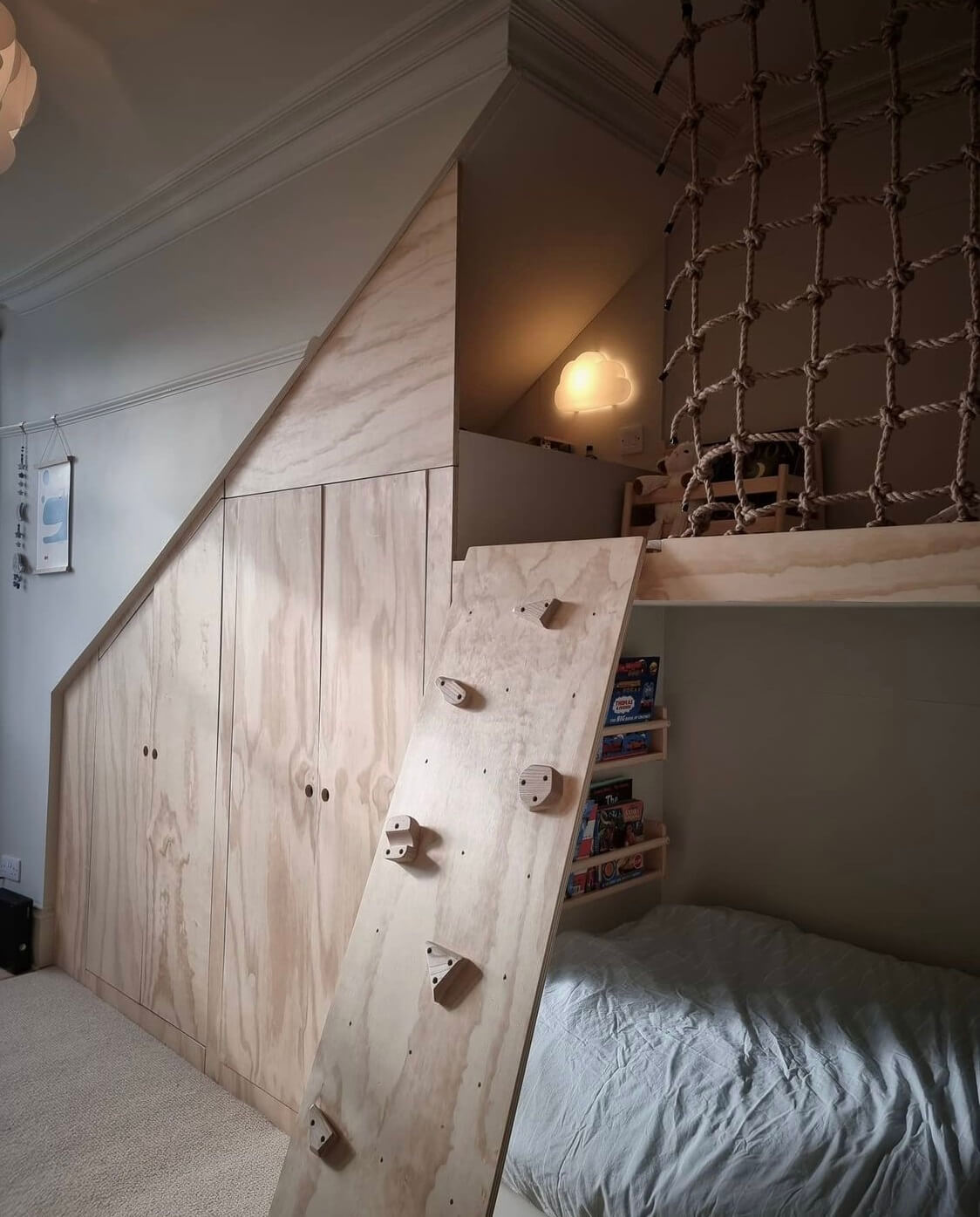 Heather's Colorful Eclectic Home in Scotland 13 diy-kids-bedroom-bunk-beds-victorian-home-nordroom
