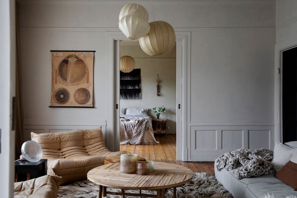 Earthy Tones in a Historic Swedish Apartment 2 earthy-tones-historic-swedish-apartment-nordroom