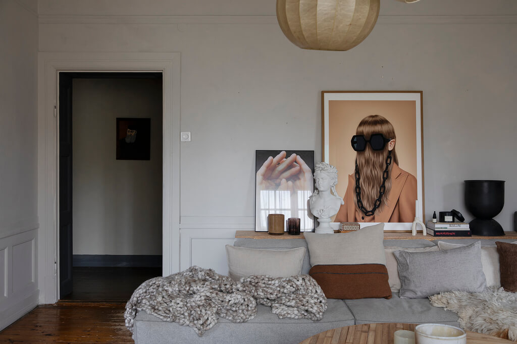 Earthy Tones in a Historic Swedish Apartment 3 earthy-tones-historic-swedish-apartment-nordroom