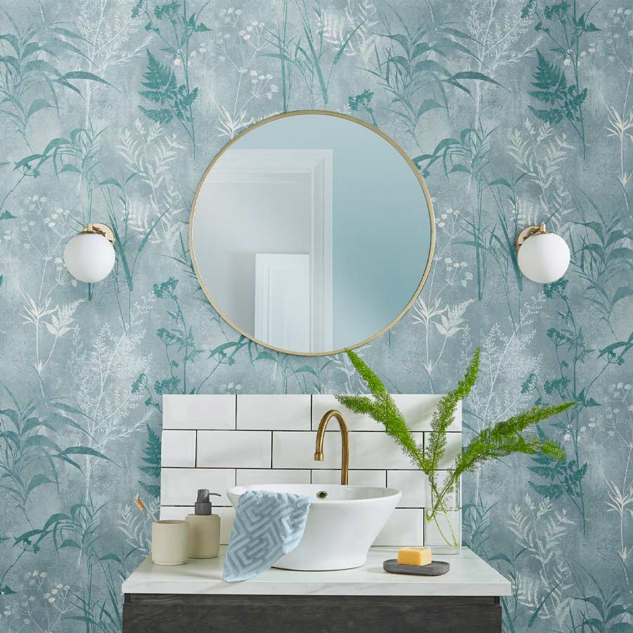 Home Decor Color Trends 2022: Natural Hues with Bright Pops 68 graham-brown-wallpaper-of-the-year-2022-restore-sky-nordroom