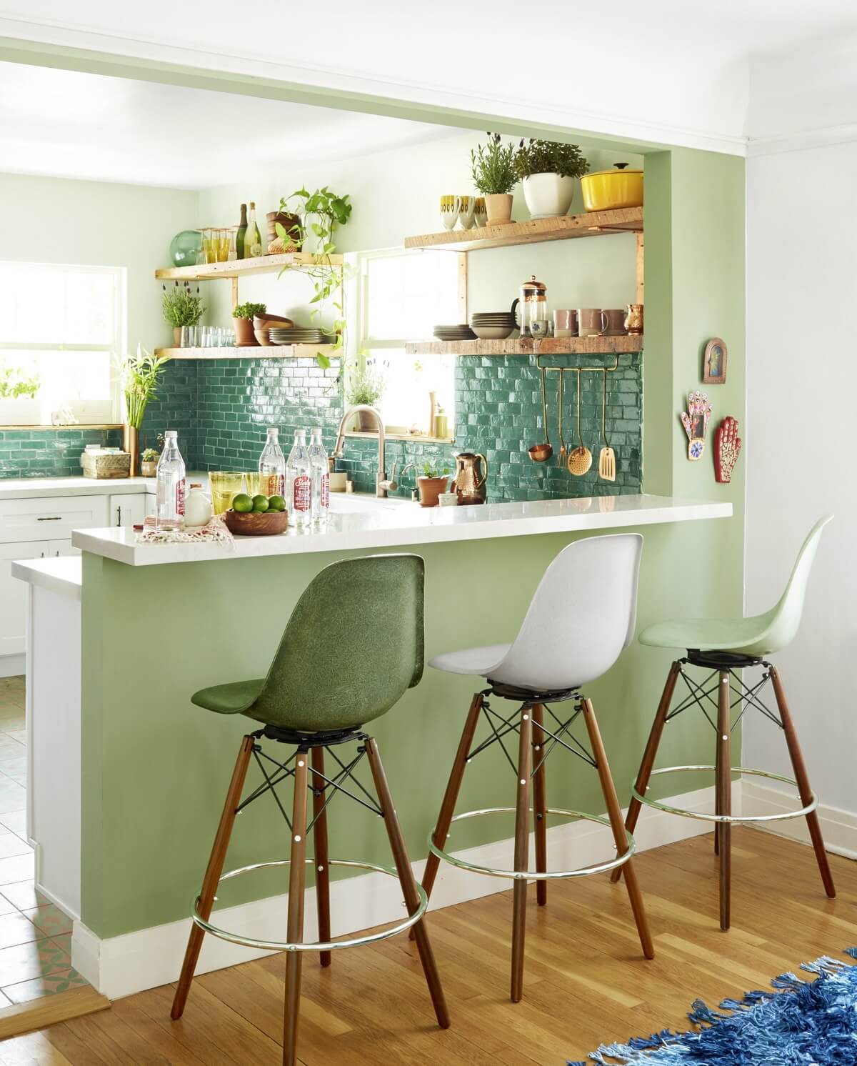 Home Decor Color Trends 2022: Natural Hues with Bright Pops 79 PPG-color-of-the-year-guacamole-color-trends-2022-nordroom