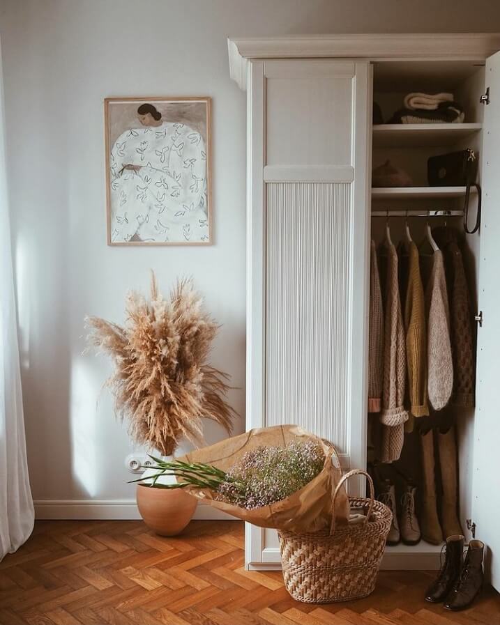 A Warm Scandinavian-Inspired Home in Poland 19 wardrobe-bedroom-warm-apartment-nordroom