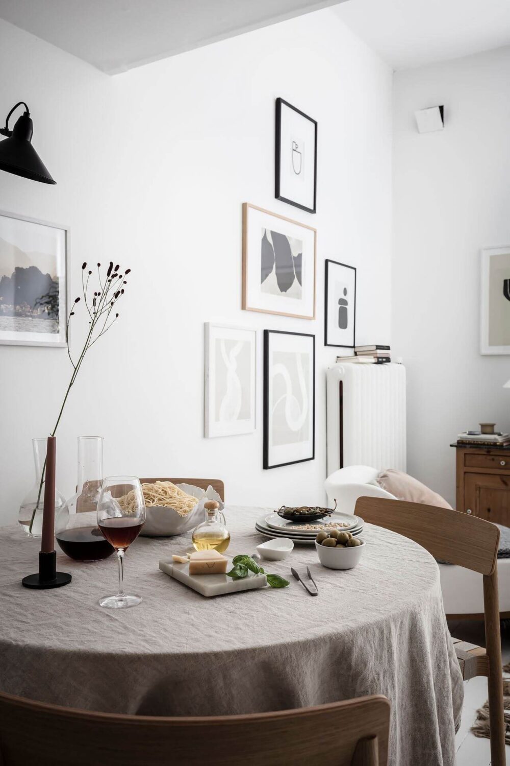 A White Scandinavian Studio Apartment With Loft Bed 11 white-scandinavian-studio-apartment-loft-bed-nordroom