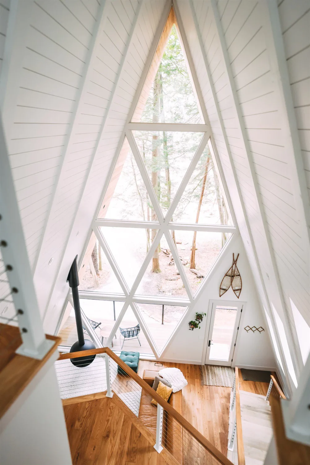 Dunlap Hollow A-Frame Cabin in Ohio 12 a-frame-cabin-airbnb-ohio-nordroom