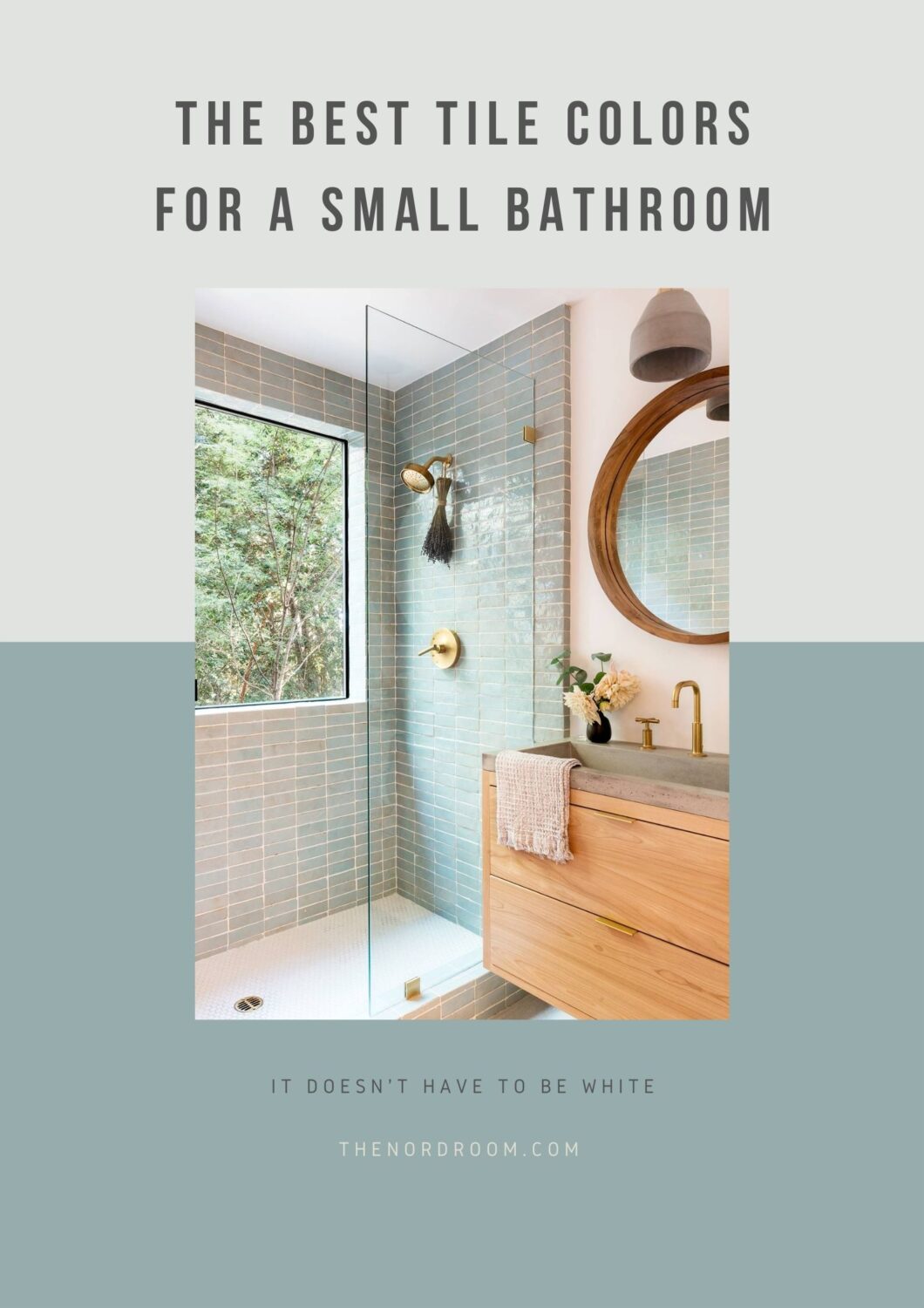 The Best Tile Color for a Small Bathroom 33 best-tile-colors-small-bathroom-nordroom