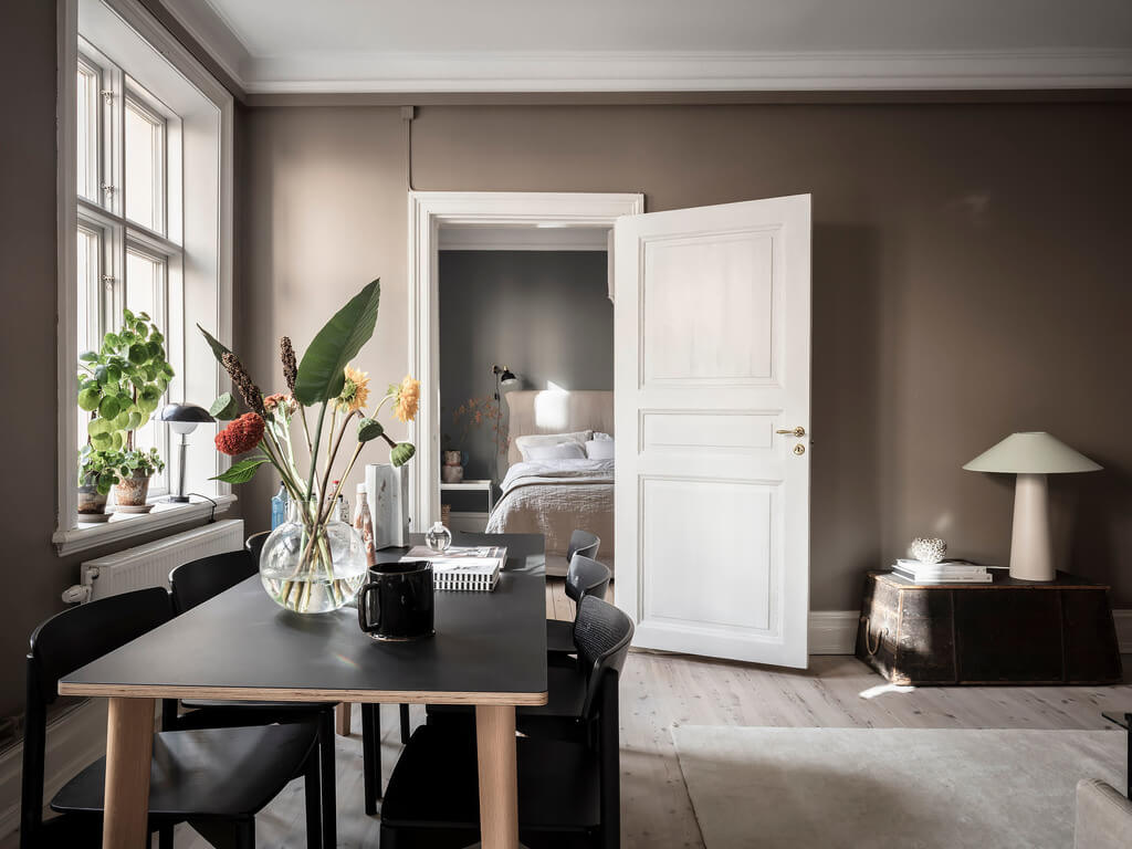 A Stylish Gray Scandinavian Apartment 9 gray-living-room-nordroom