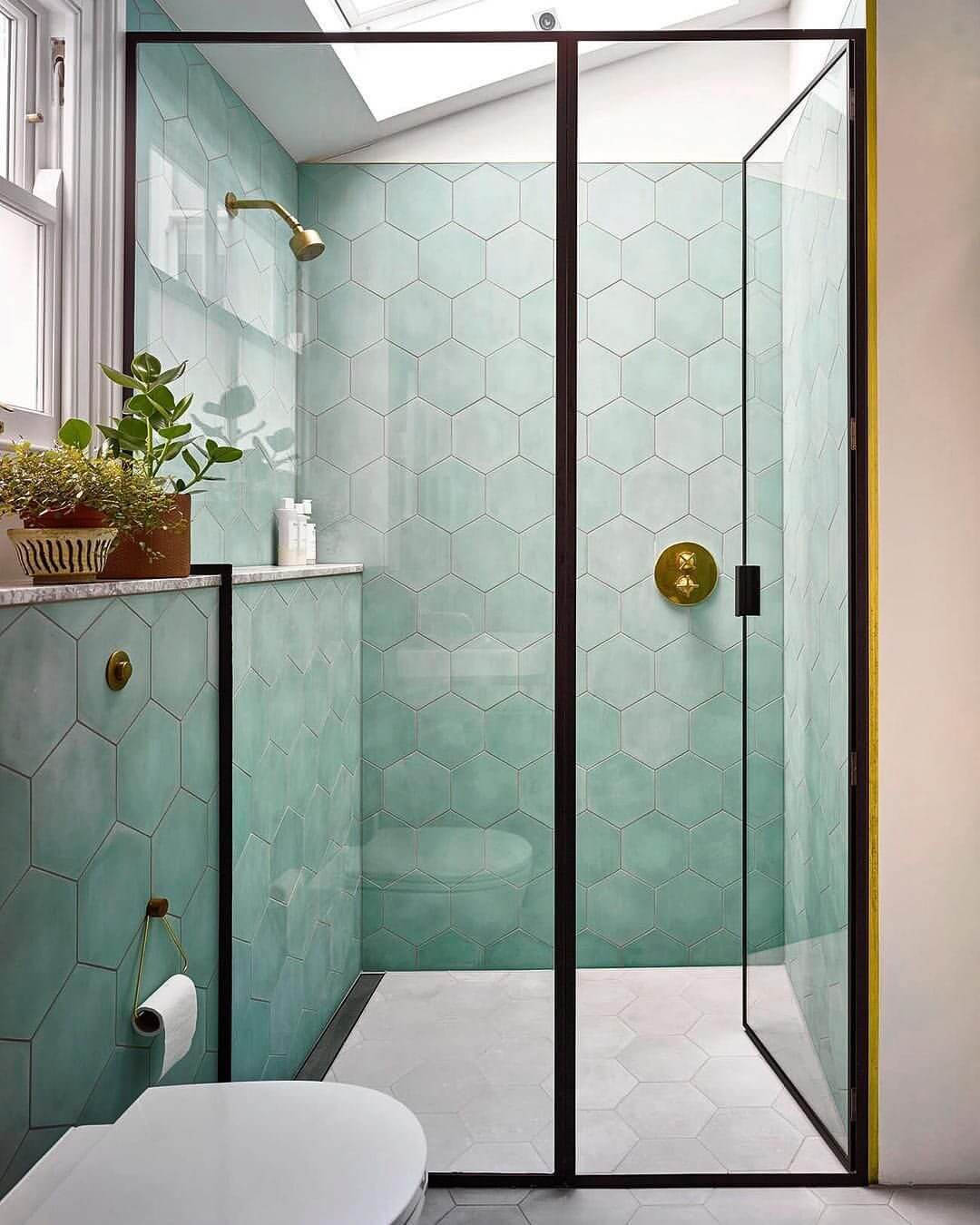 Valspar Color of the Year 2024: Renew Blue 7 green-hexagon-tiles-nordroom