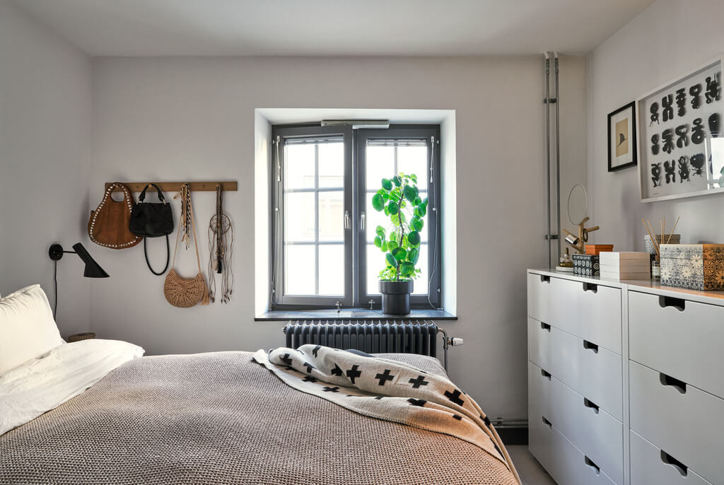 A Swedish Townhouse with Industrial Details 10 master-bedroom-asplund-drawers-nordroom