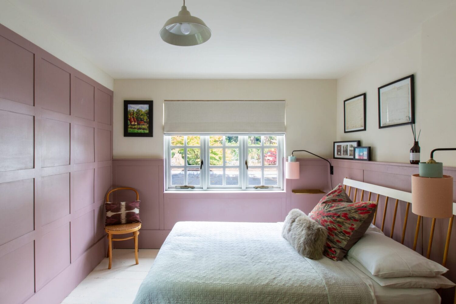 A Colorful Georgian Home in England 14 pink-bedroom-georgian-home-england-nordroom