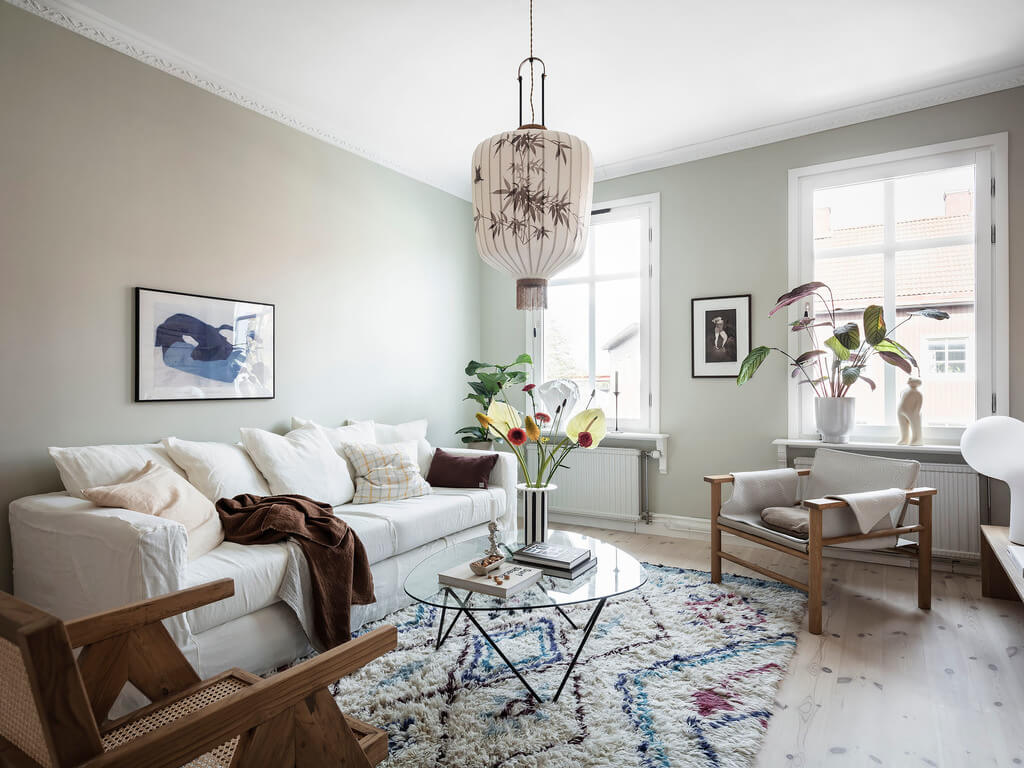 Subtle Color Touches in a Light Apartment 2 scandinavian-living-room-nordroom