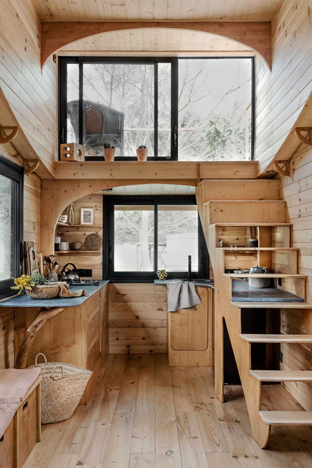 Curved Lines in a Wooden Tiny House 3 tiny-house-wood-terrace-nordroom