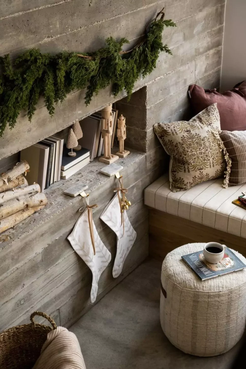 A Warm Christmas Home by Studio McGee 16 christmas-decor-snug-bench-nordroom