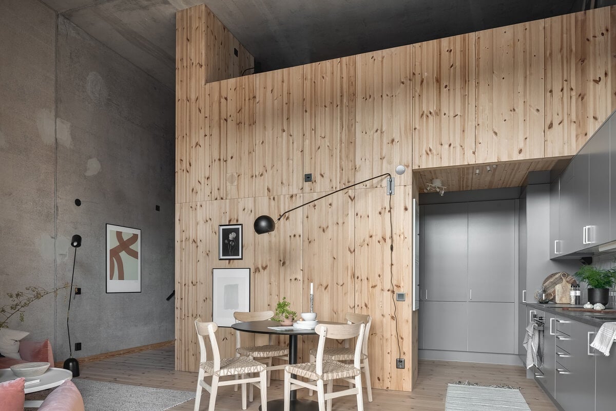 A Scandinavian Loft Made of Concrete and Wood 7 concrete-wood-scandinavian-loft-apartment-nordroom