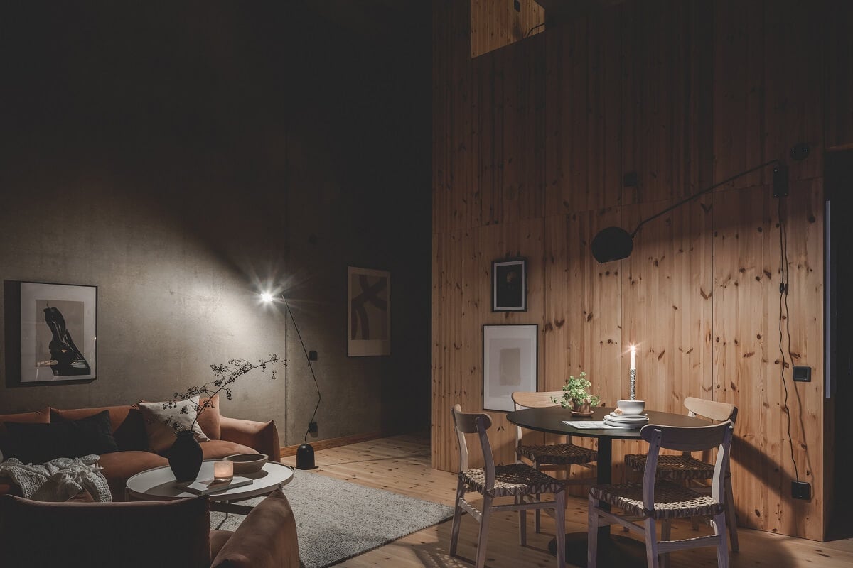 A Scandinavian Loft Made of Concrete and Wood 1 concrete-wood-scandinavian-loft-brutalism-nordroom