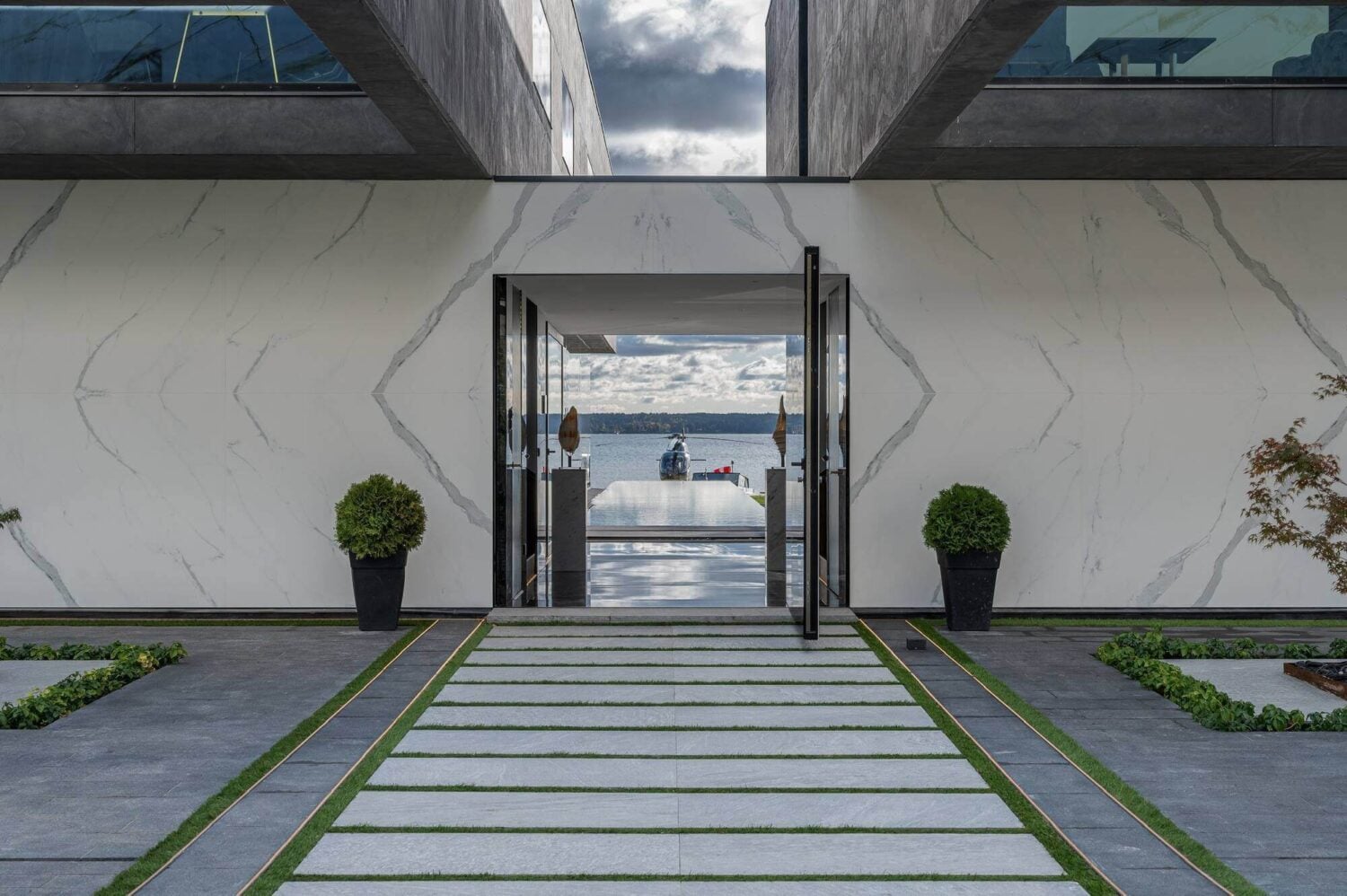 A Modern Architectural Villa in Sweden 29 entrance-modern-architectural-villa-stockholm-nordroom